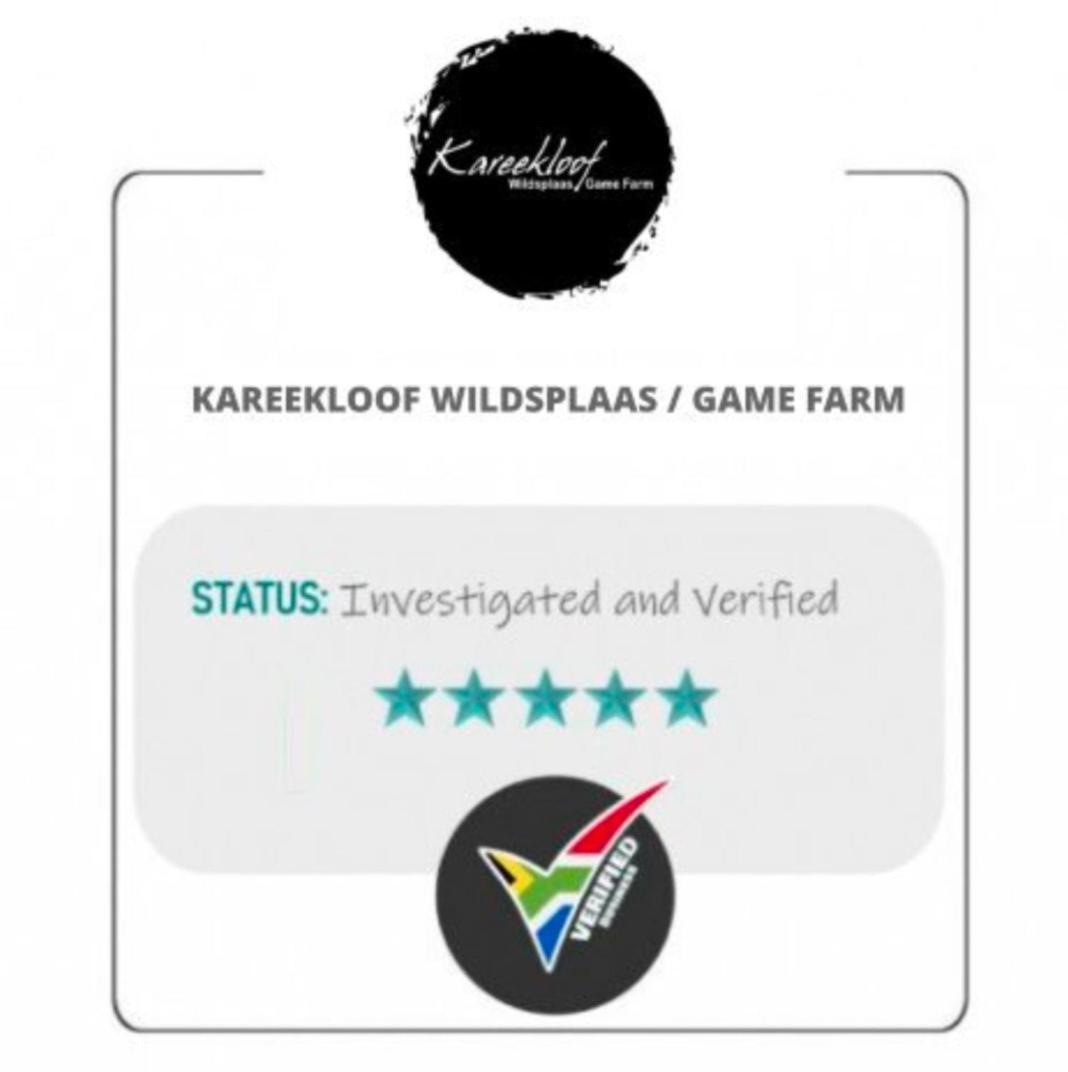 Kareekloof Game Farm Villa Derby Kültér fotó